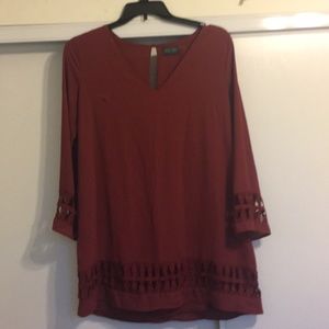 Beautiful burgundy mini dress or tunic